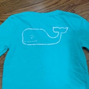 GIRLS' Long-Sleeve Vintage Whale Pocket T-Shirt medium (10-12)